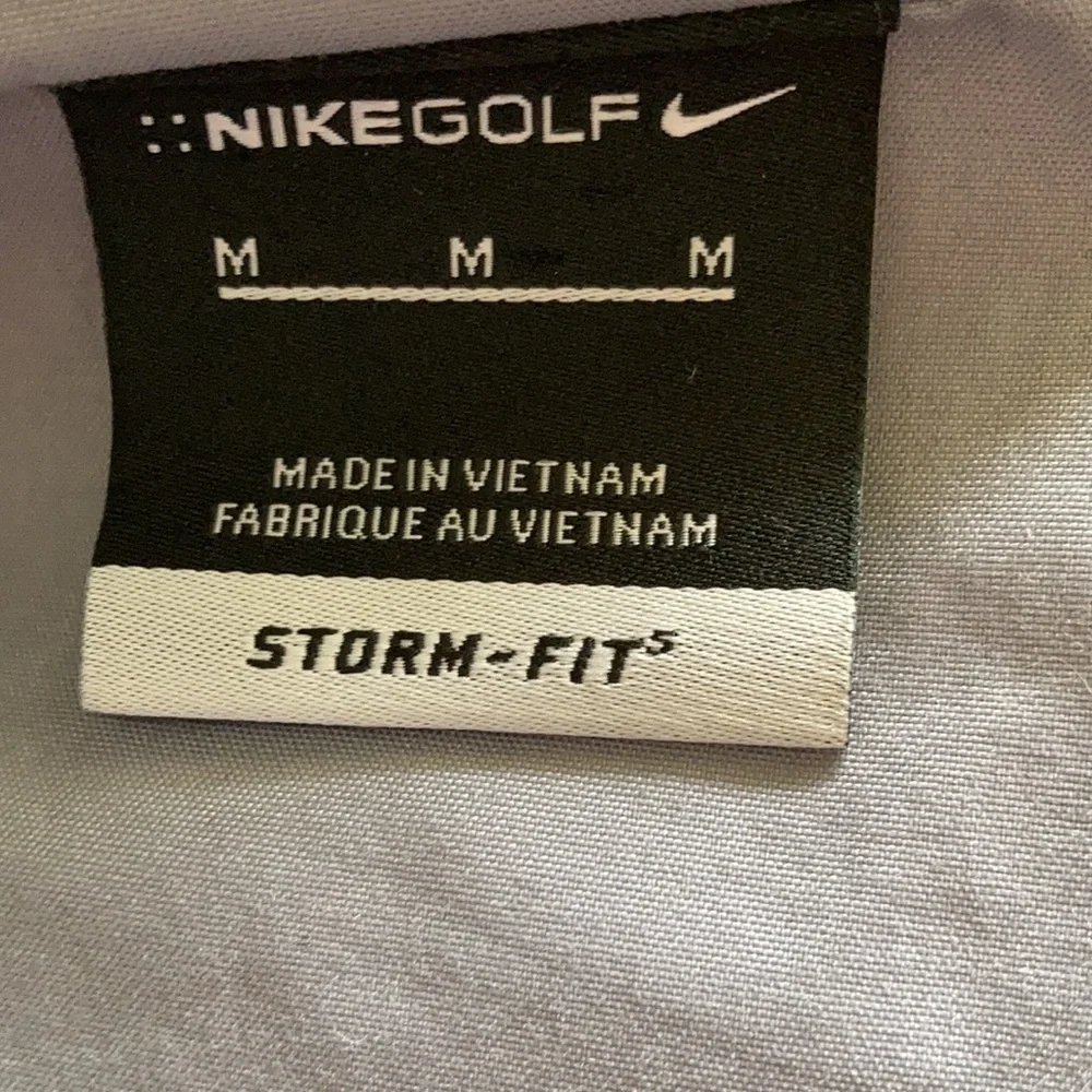 Nike Golf Storm Fit Zip and Snap Up Jacket Sz M